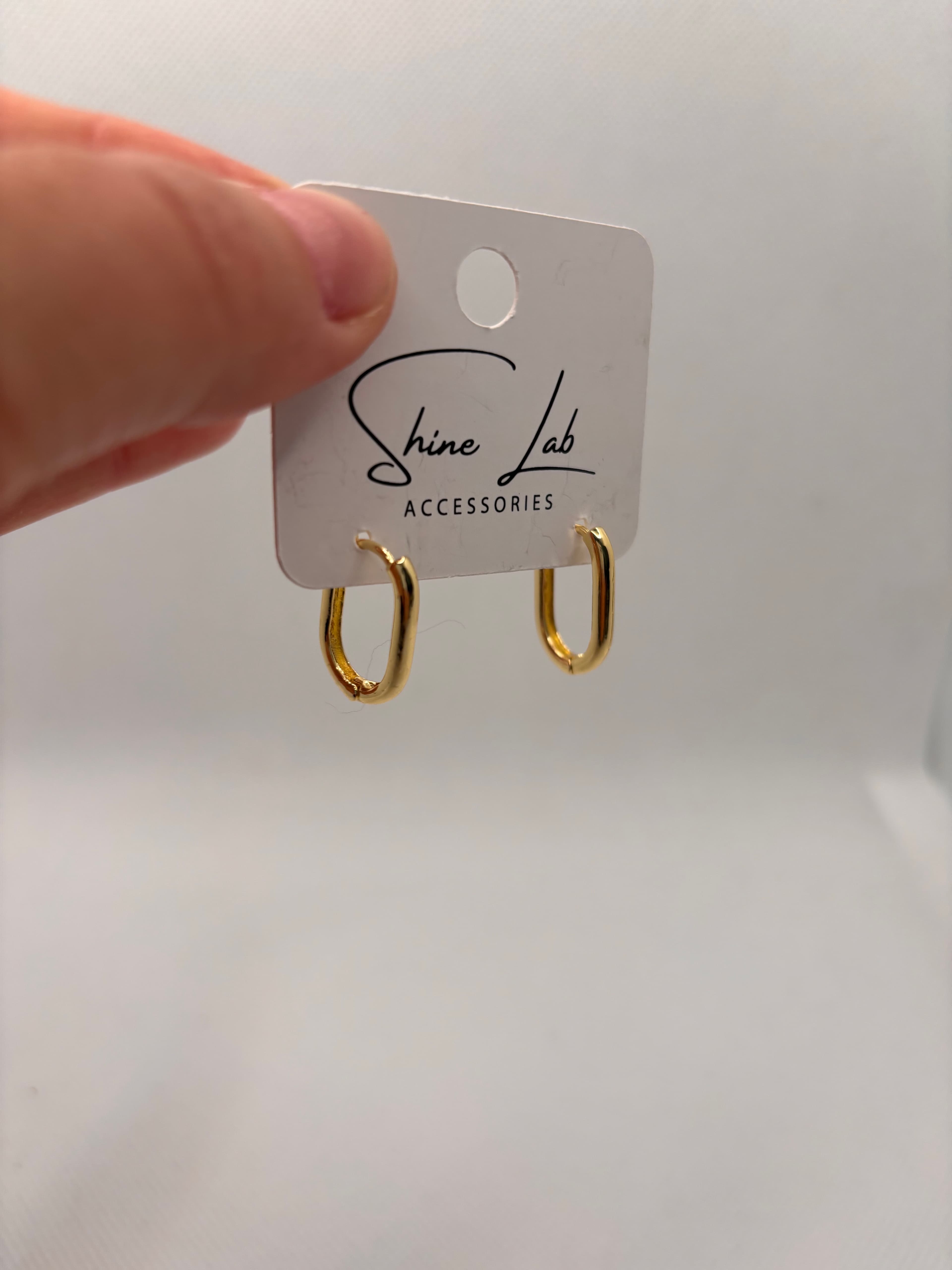 Oval Küpe