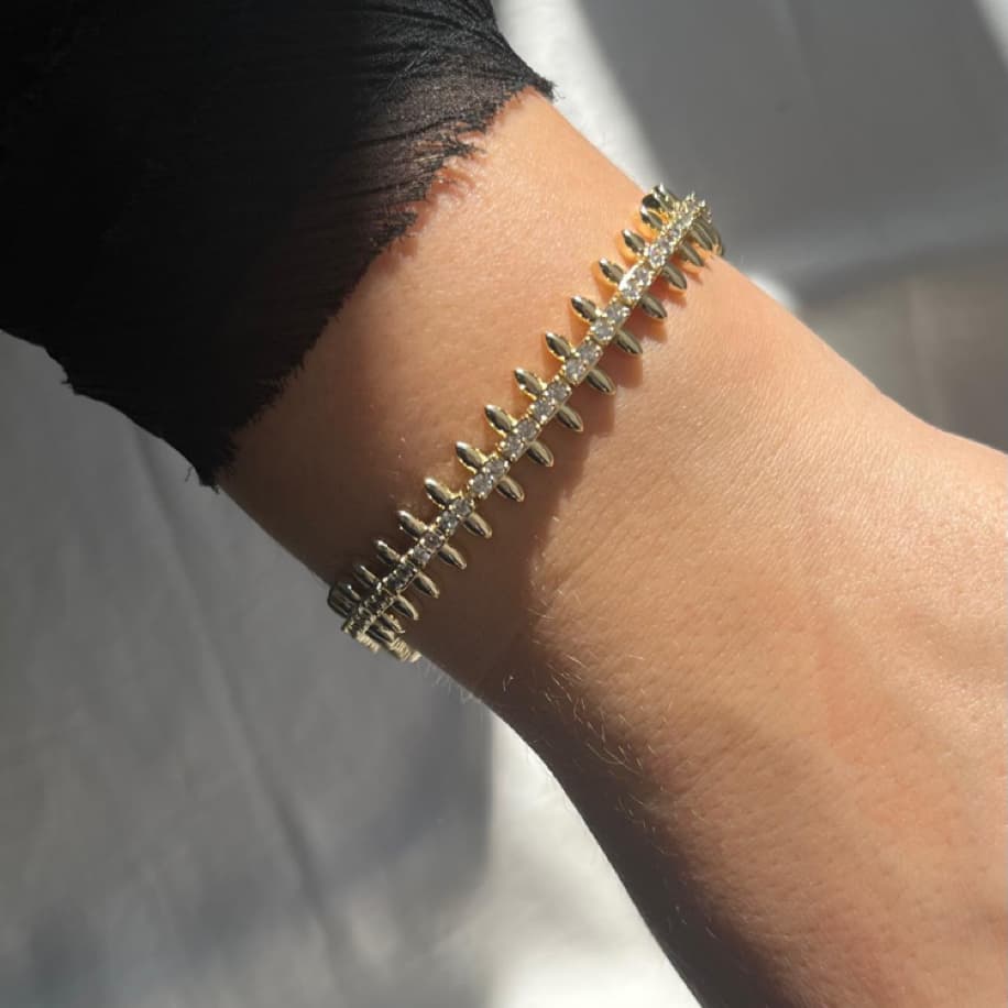 LUX Işıltılı Şerit Bileklik