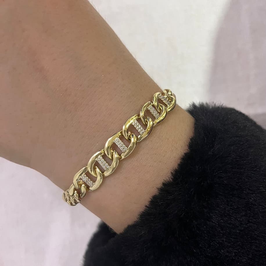 14K Altın Kaplama Üçlü Kombin Set