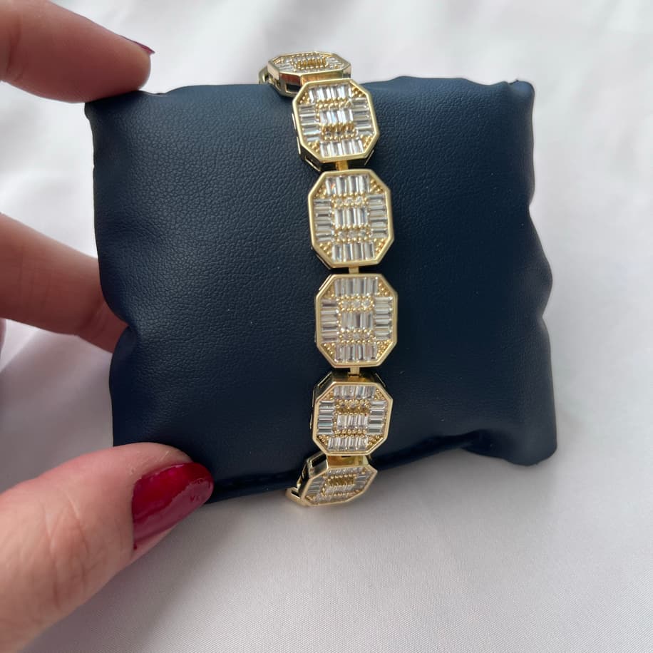 Zirkon Taşlı Diamonds Baget Bileklik