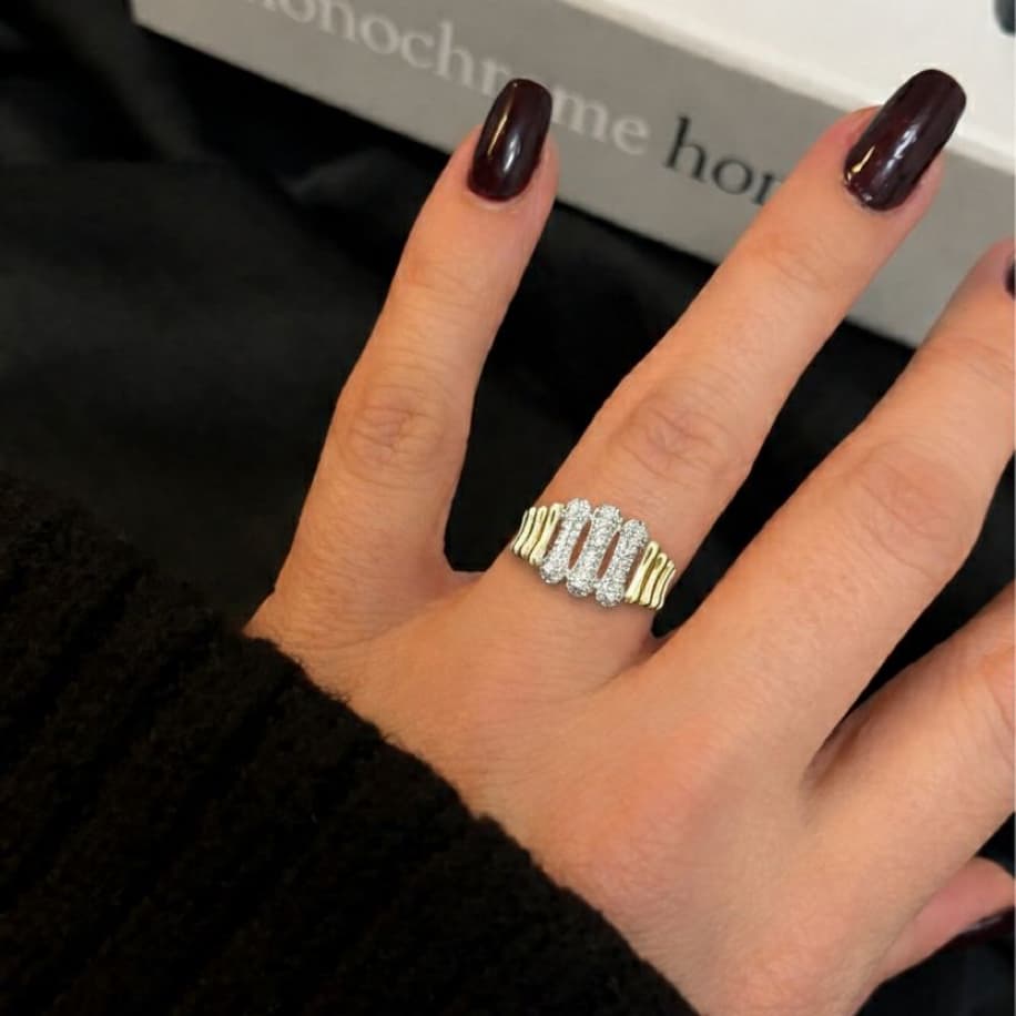 Premium Zirkon Taşlı Yüzük