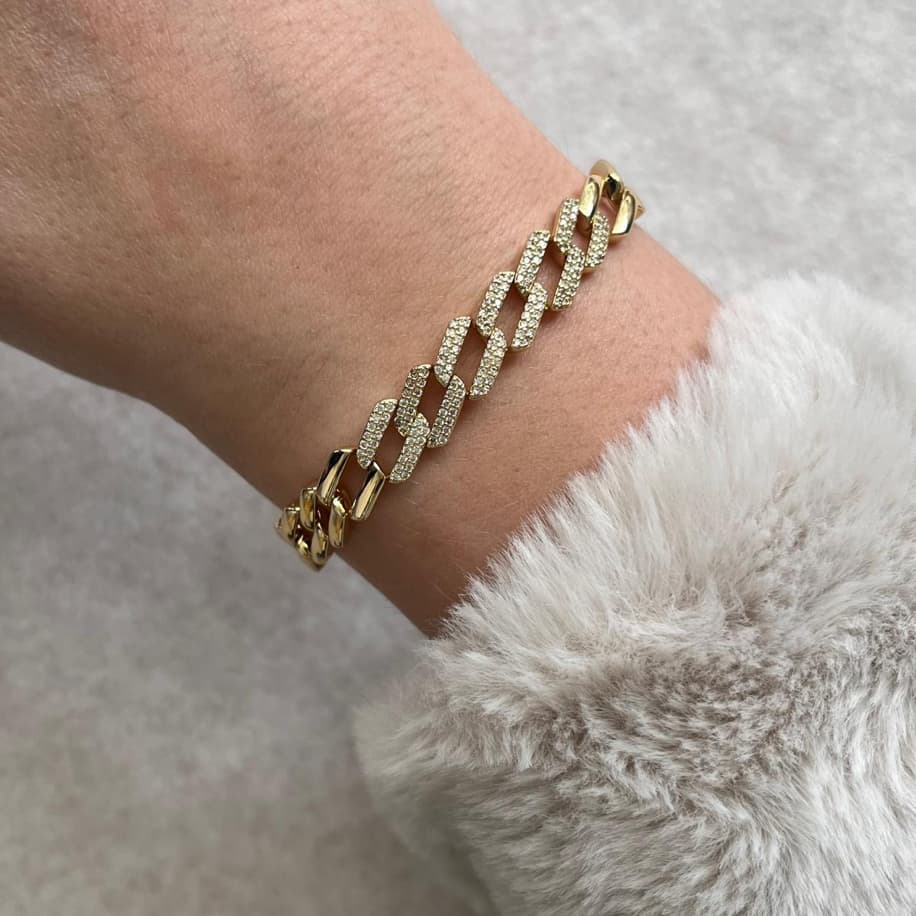 Lüx Zirkon Taşlı Bileklik