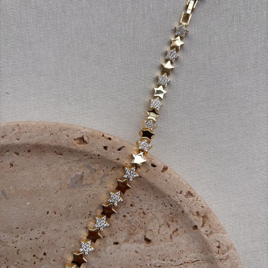 Premium Zirkon Taşlı Yıldız Bileklil