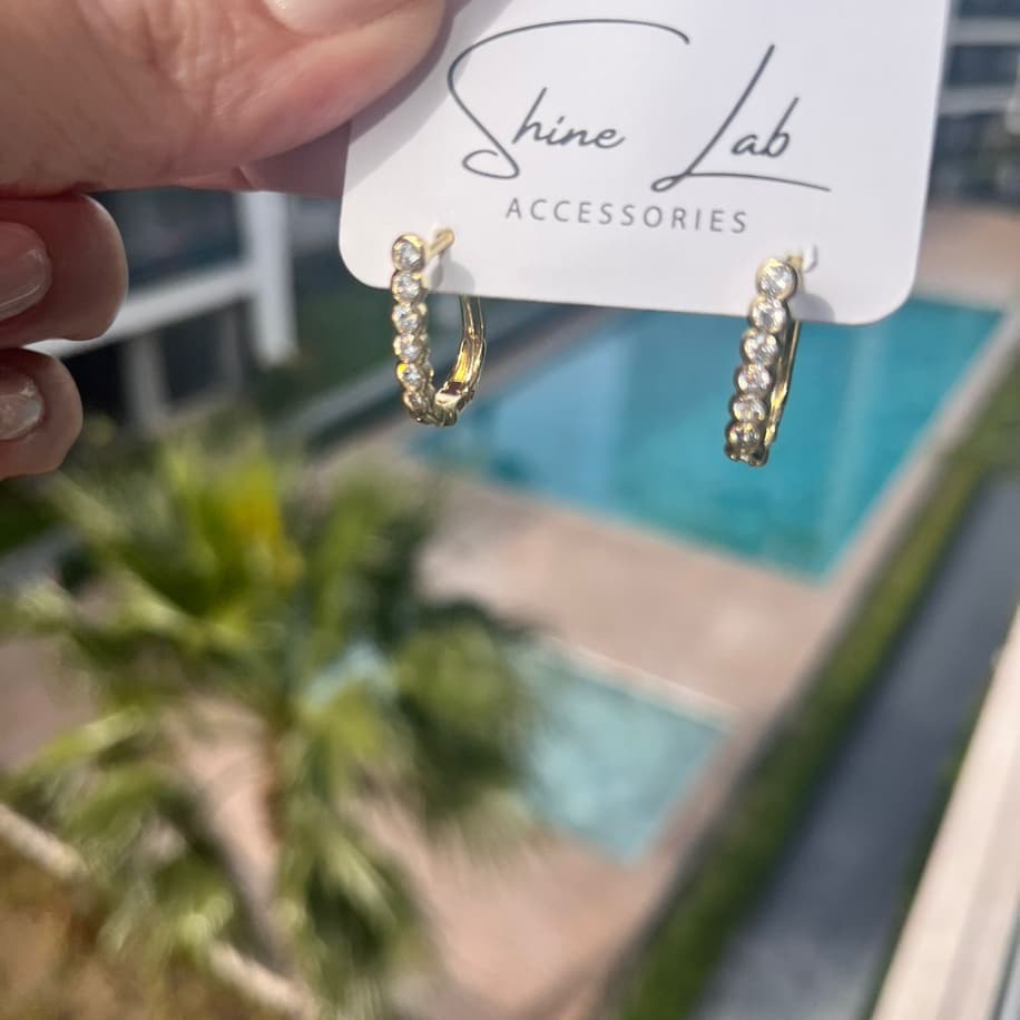 Premium Taşlı Küpe